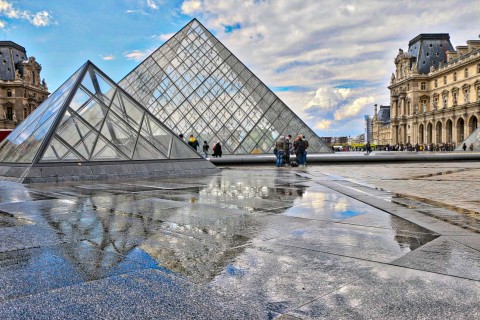 Louvre et alentours, Paris, avril 2016